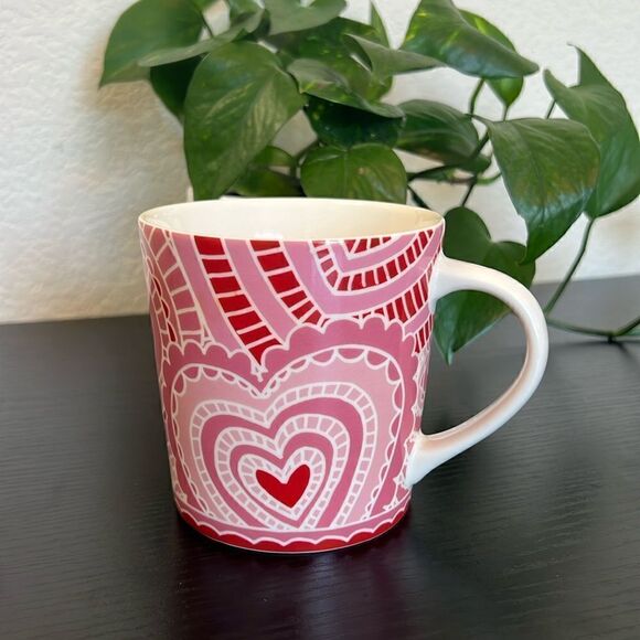 Layered Lacey Hearts Starbucks Mug - Picture 1 of 4